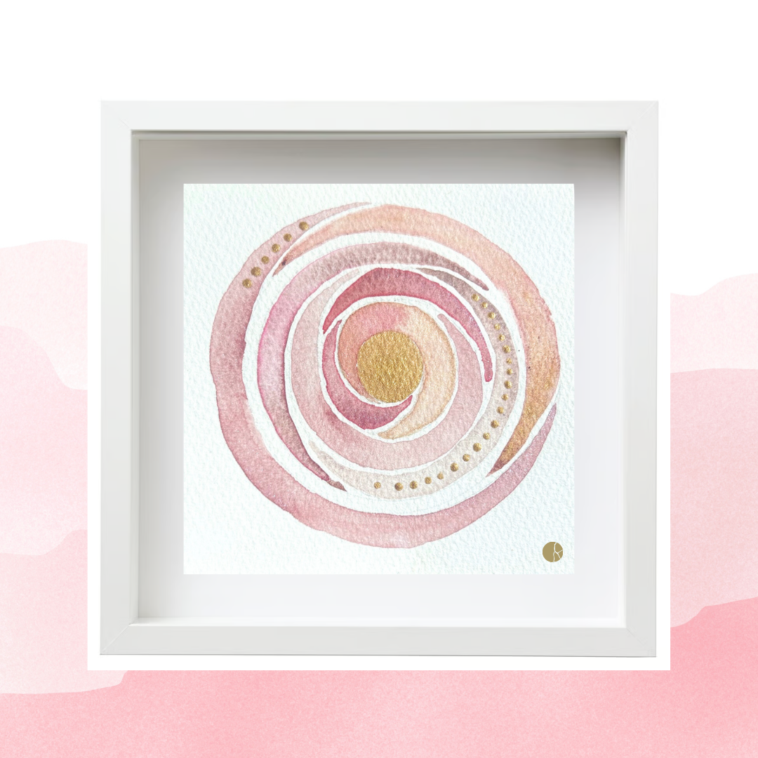 Rose Quartz, Fuschite, Rhodonite