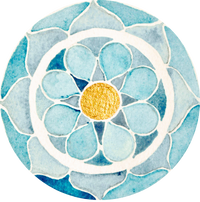 Watercolour Mandala by Sarah Kintsugi