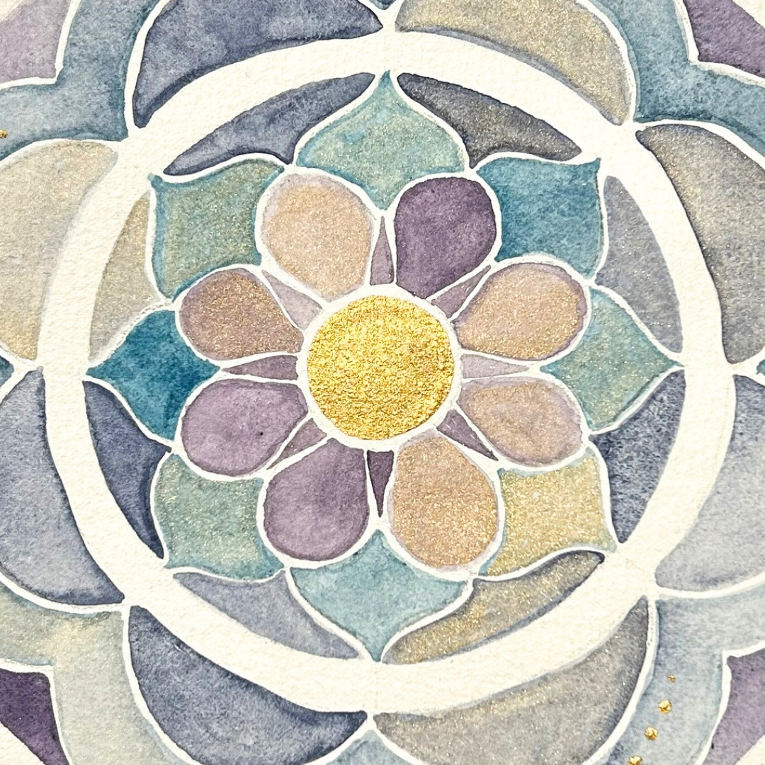 Inner Wisdom -Amethyst, Apatite, Sodalite close up